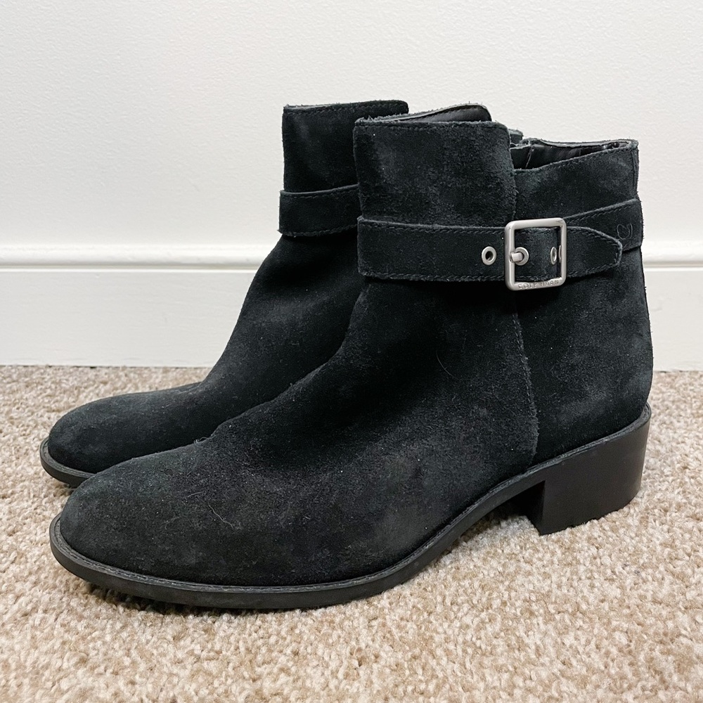 Cole Haan Waterproof Suede Booties Boots